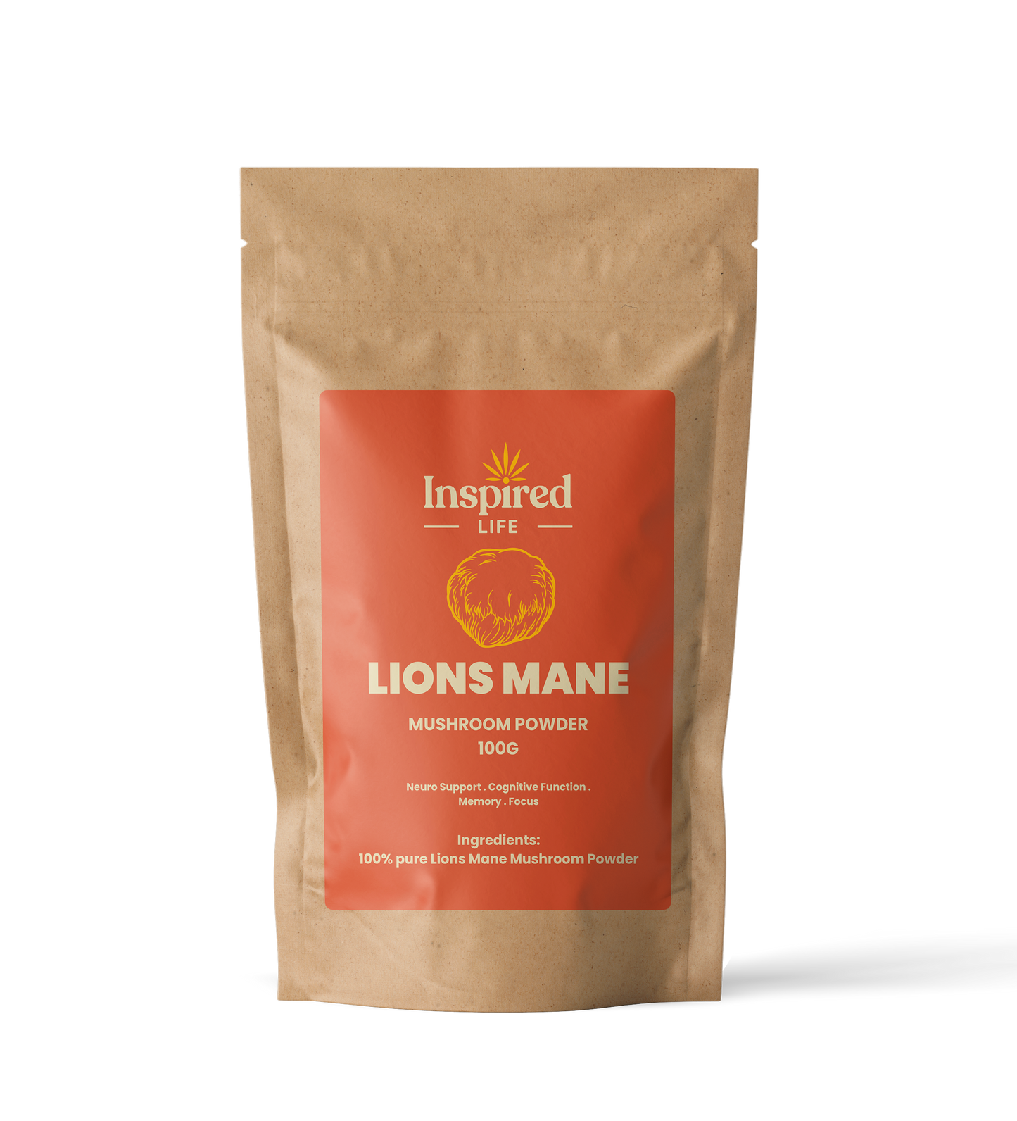Lion's Mane Mushroom Powder - 100g 🍄