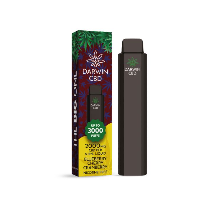 Darwin 2000mg CBD Disposable Vape - Inspired Life UK