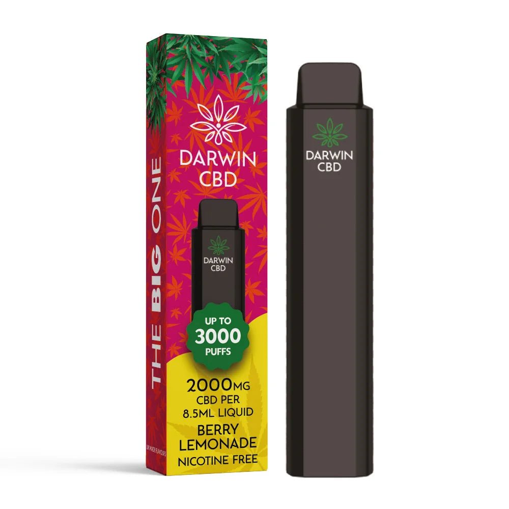 Darwin 2000mg CBD Disposable Vape - Inspired Life UK