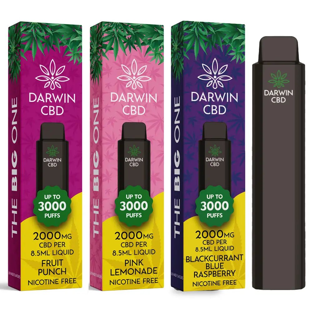 Darwin 2000mg CBD Disposable Vape - Inspired Life UK