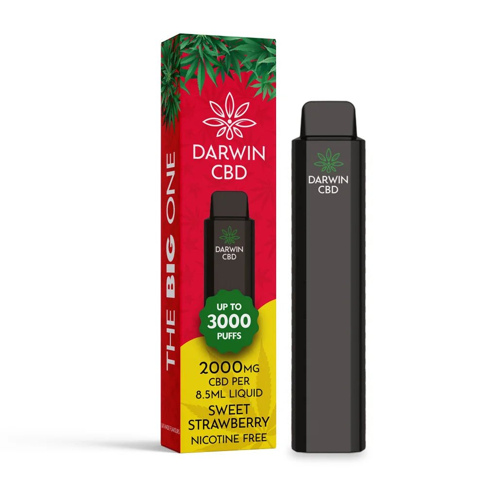 Darwin 2000mg CBD Disposable Vape - Inspired Life UK