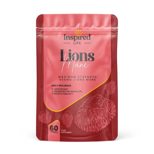 Lion’s Mane Capsules 🧠 - Inspired Life CBD