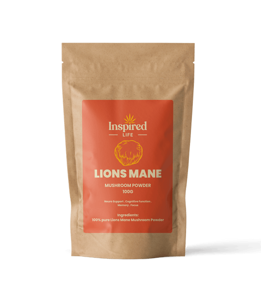 Lion's Mane Mushroom Powder - 100g 🍄 - Inspired Life CBD