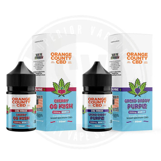 Orange County 1500mg CBD Vape Liquid - Inspired Life UK