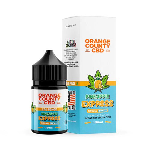 Orange County 1500mg CBD Vape Liquid - Inspired Life UK