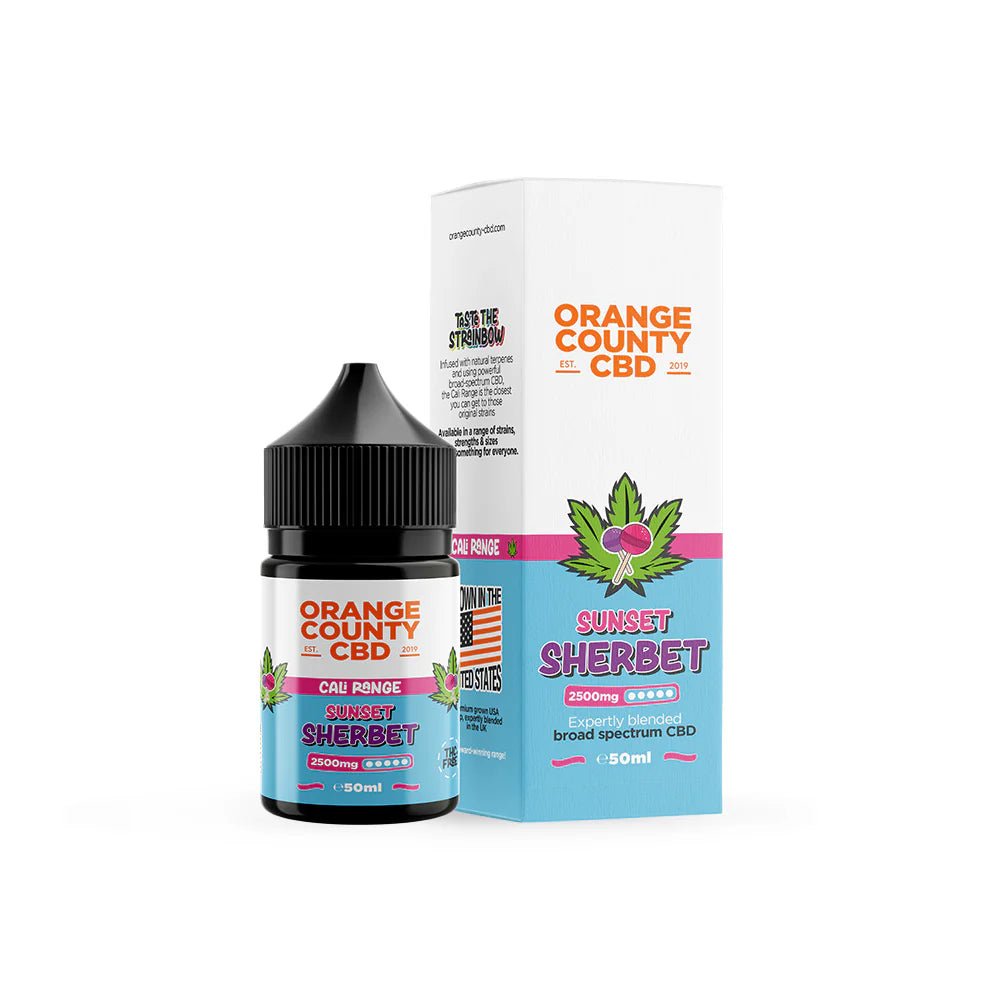 Orange County 1500mg CBD Vape Liquid - Inspired Life UK