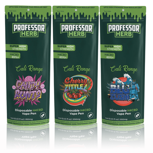 Professor Herb Disposable 850mg H4CBD Vape Pen - Inspired Life UK