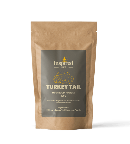 Turkey Tail Mushroom Powder - 100g 🌿 - Inspired Life CBD